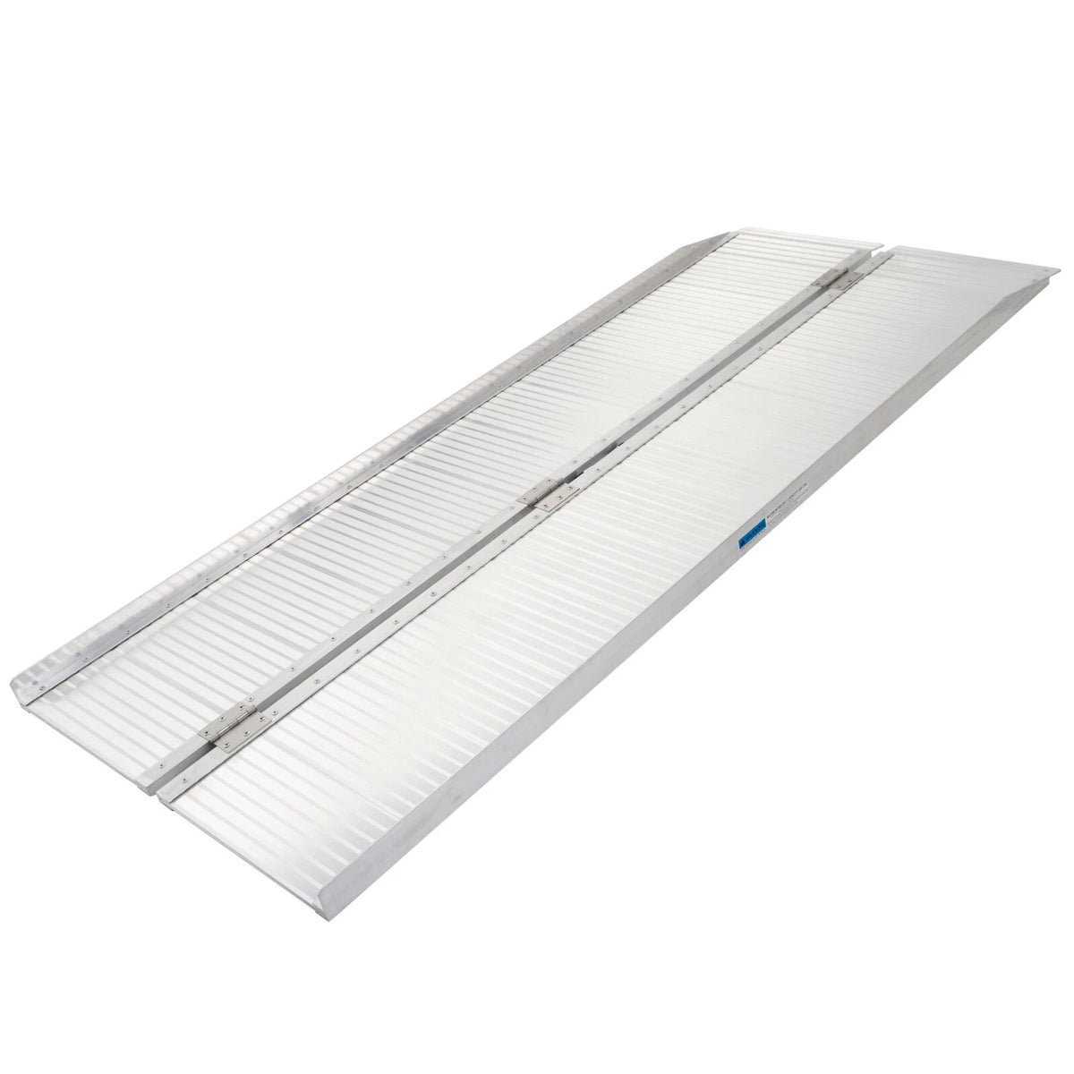 6' Aluminum Single-Fold Wheelchair Ramp for Universal Use (600 lb Capacity)