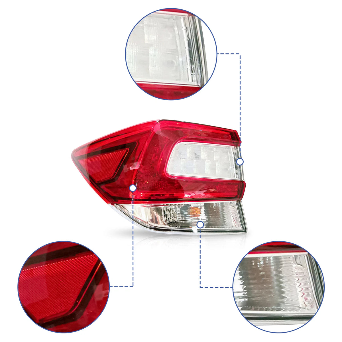Left Side Tail Light for Subaru Impreza (2017–2019), Crosstrek (2018–2019)