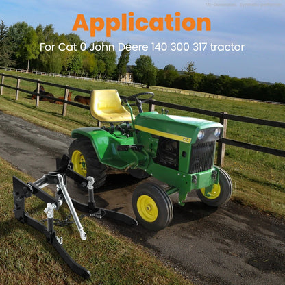 Rear 3 Point Hitch Kit for John Deere 140/300/317 (Closed Frame)