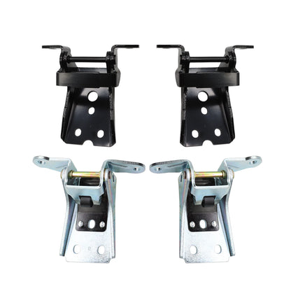 Set of 4 Front Upper Lower Door Hinges for Ford F150 F-250 F-350 (1980–1997)