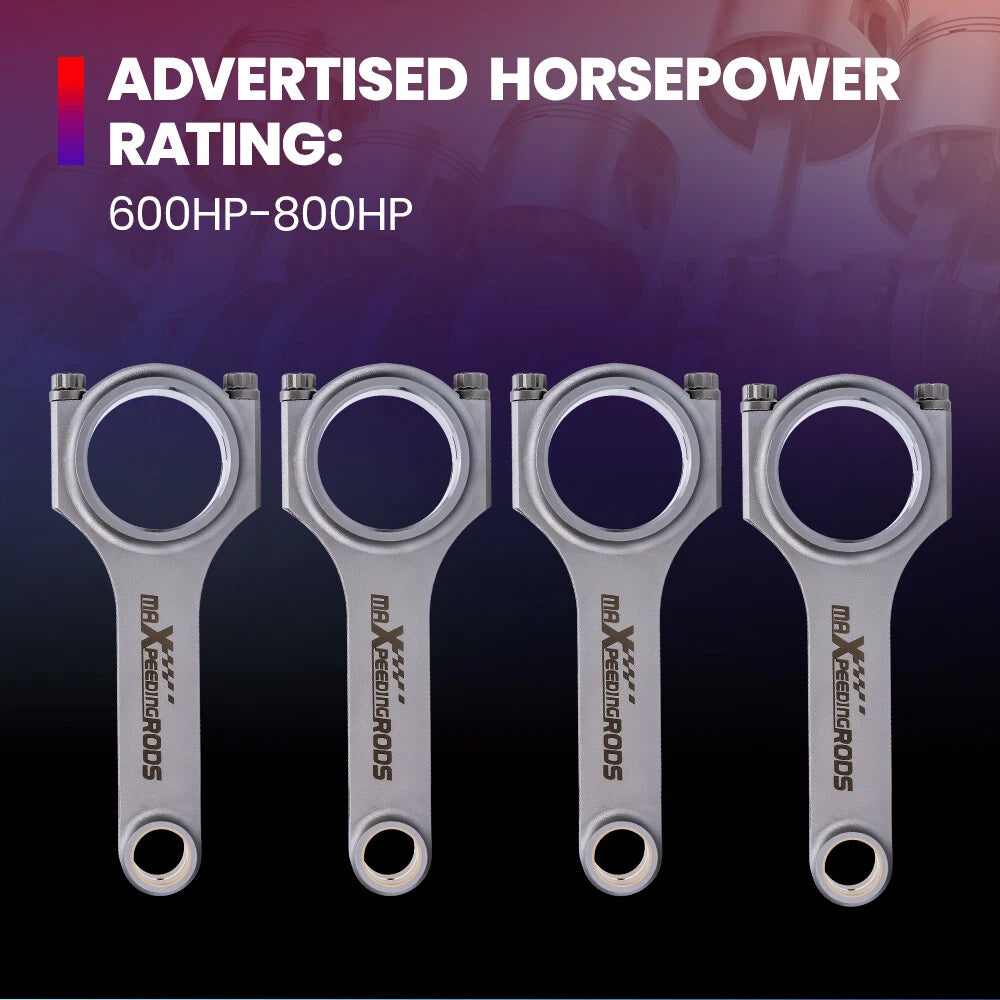 Set of 4 Forged Connecting Rods for Toyota Corolla Paseo 5EFE (1993–1997)