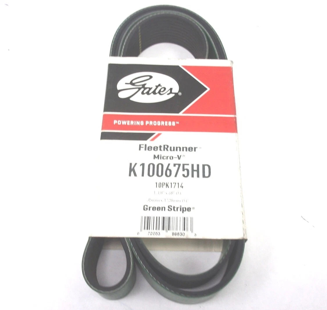 Gates Serpentine Heavy Duty Micro-V Belt for K100675HD (10PK1714)