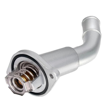 Engine Water Outlet w/Thermostat for Chevrolet Trailblazer GMC Envoy (2002–2009)