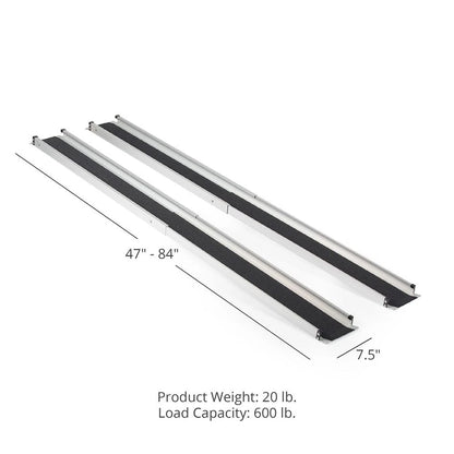 Titan Ramps Telescoping Aluminum Wheelchair Ramp for (600 lb)