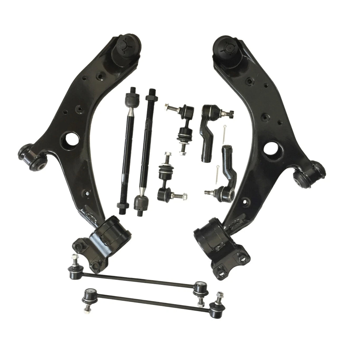 10Pcs Suspension Kit Front Lower Control Arm for Mazda 3 5 (2004–2014)