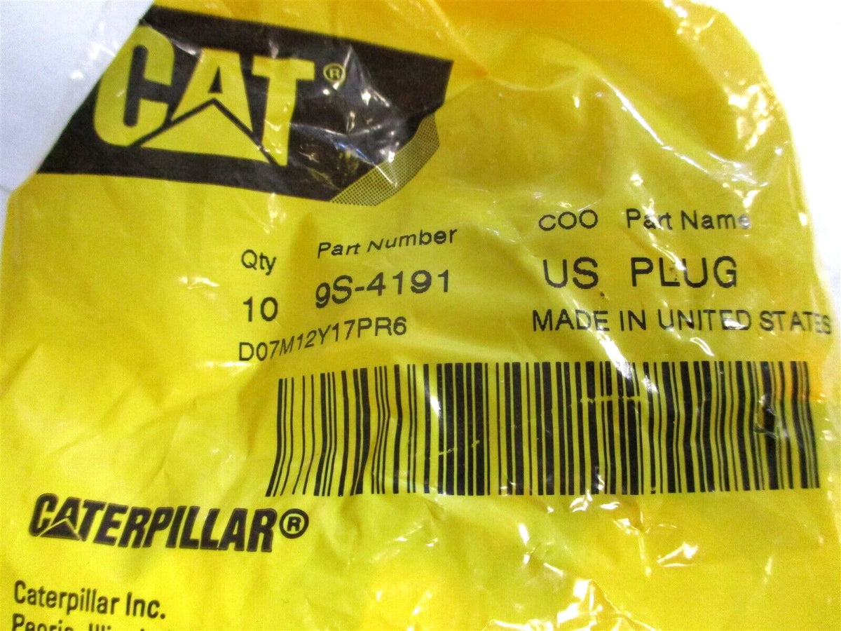 10X Filter Head Threaded Plug for Caterpillar 9S4191 (QTY-10)