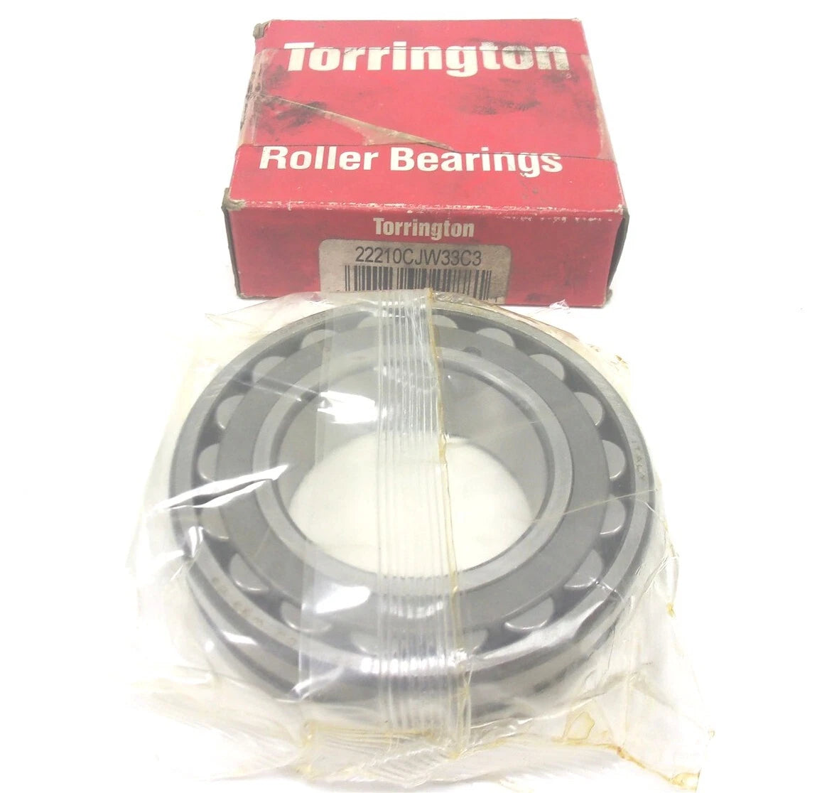 2X Torrington Double Row Spherical Roller Bearing for 22210CJW33C3