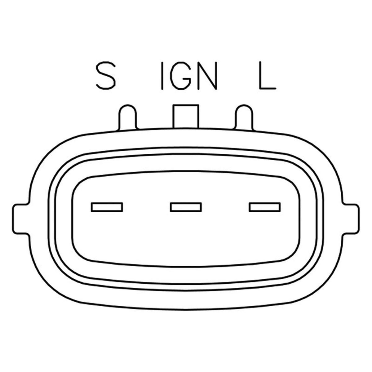 Voltage Regulator for Toyota Pickup L4 2.4L (1993–1995) 94854171 94857219