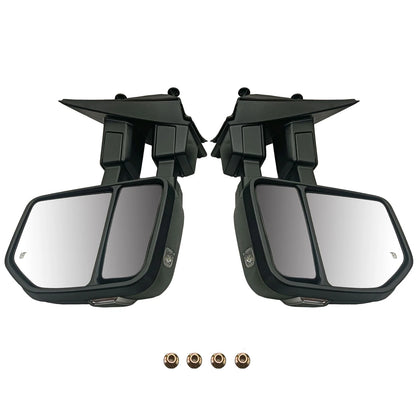 Towing Mirrors for F-250 F-350 F-450 F-550 Super Duty (Power Heated LED Signal)