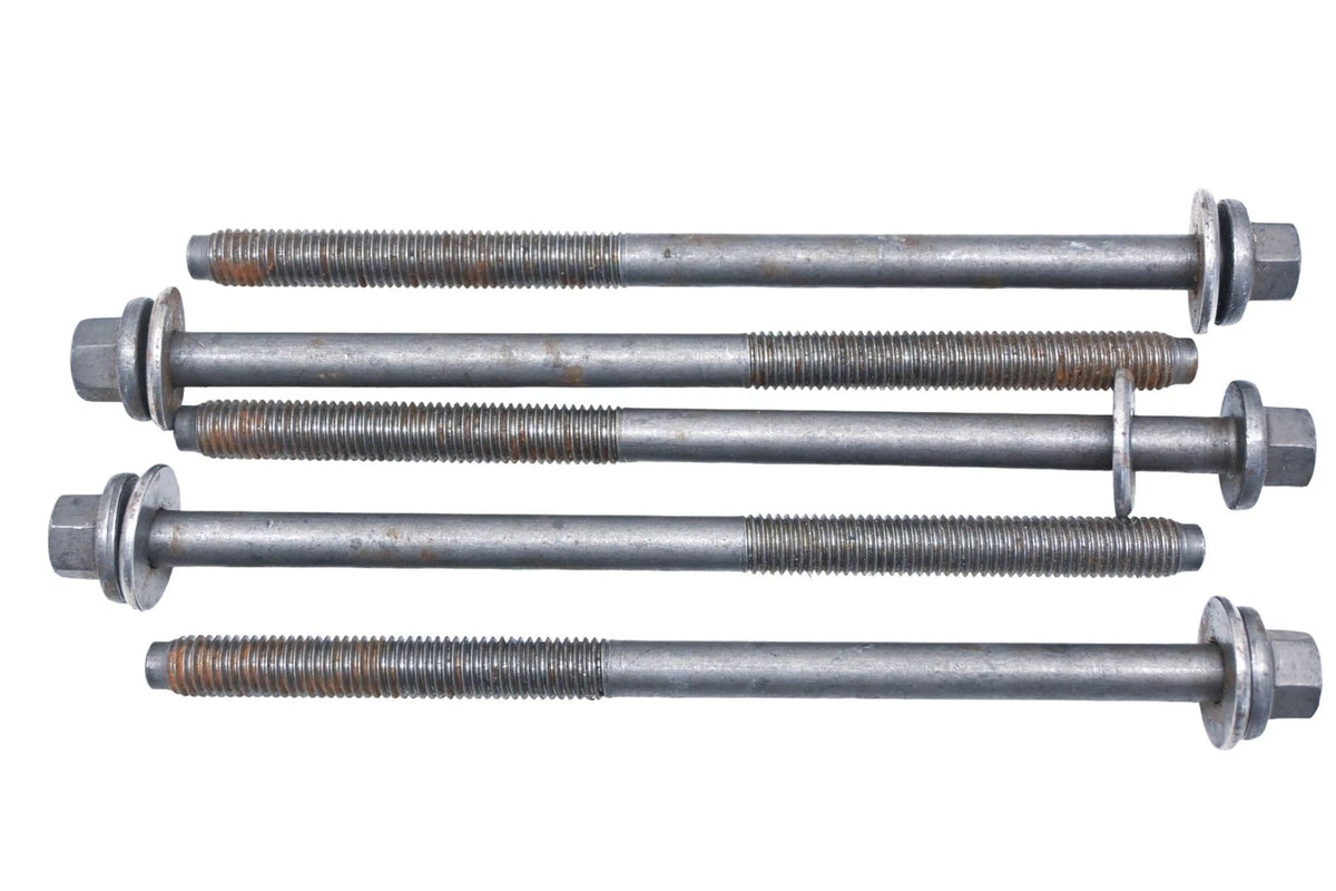 Set of 10 Hex Flange Head Bolts & Washers M14-1.75 x 205mm