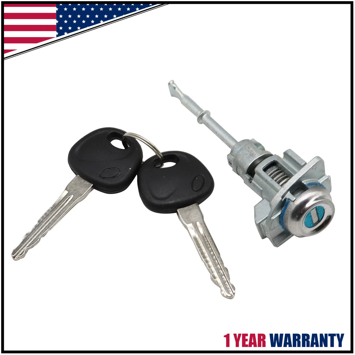 Door Lock Cylinder for Hyundai Elantra (2017–2020) 81970-F0000 W/2 Keys