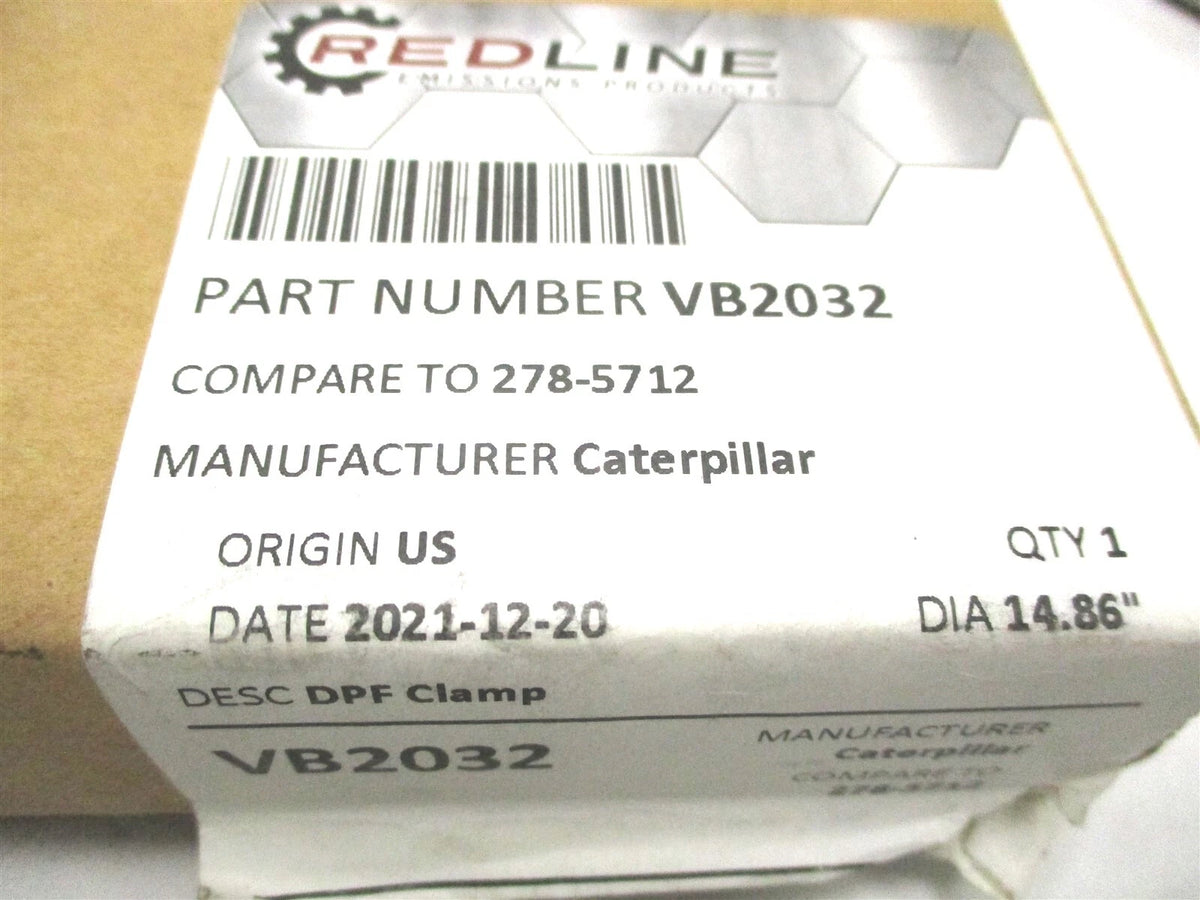 DPF Clamp for CAT (VB2032, 278-5712)