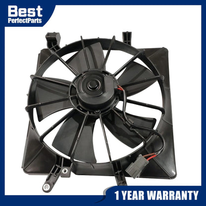 Cooling Engine Radiator Fan Assembly for Honda Civic 2001–2005 (1.7L, 19000PLF513)