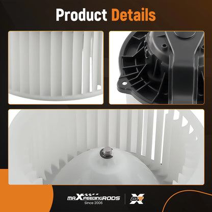 A/C Blower Motor w/ Fan Cage for Kia Sorento/Sedona, Hyundai Santa Fe (2010–2018)