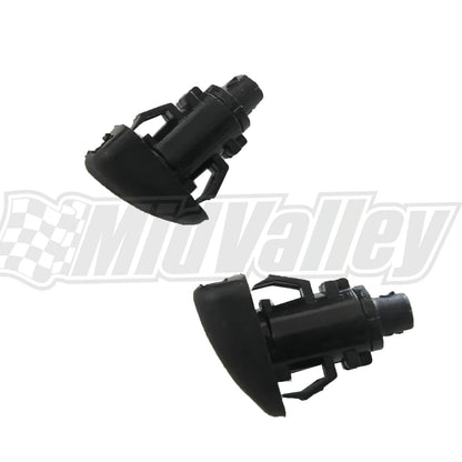 Set of 2 Windshield Wiper Jet Nozzles for Ford Fusion Milan MKZ (2008–2012)