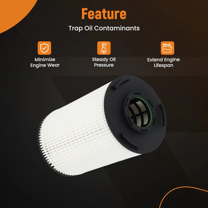 Heavy-Duty Engine Filter for MaxxForce 11 13 (P551088, 3809364)