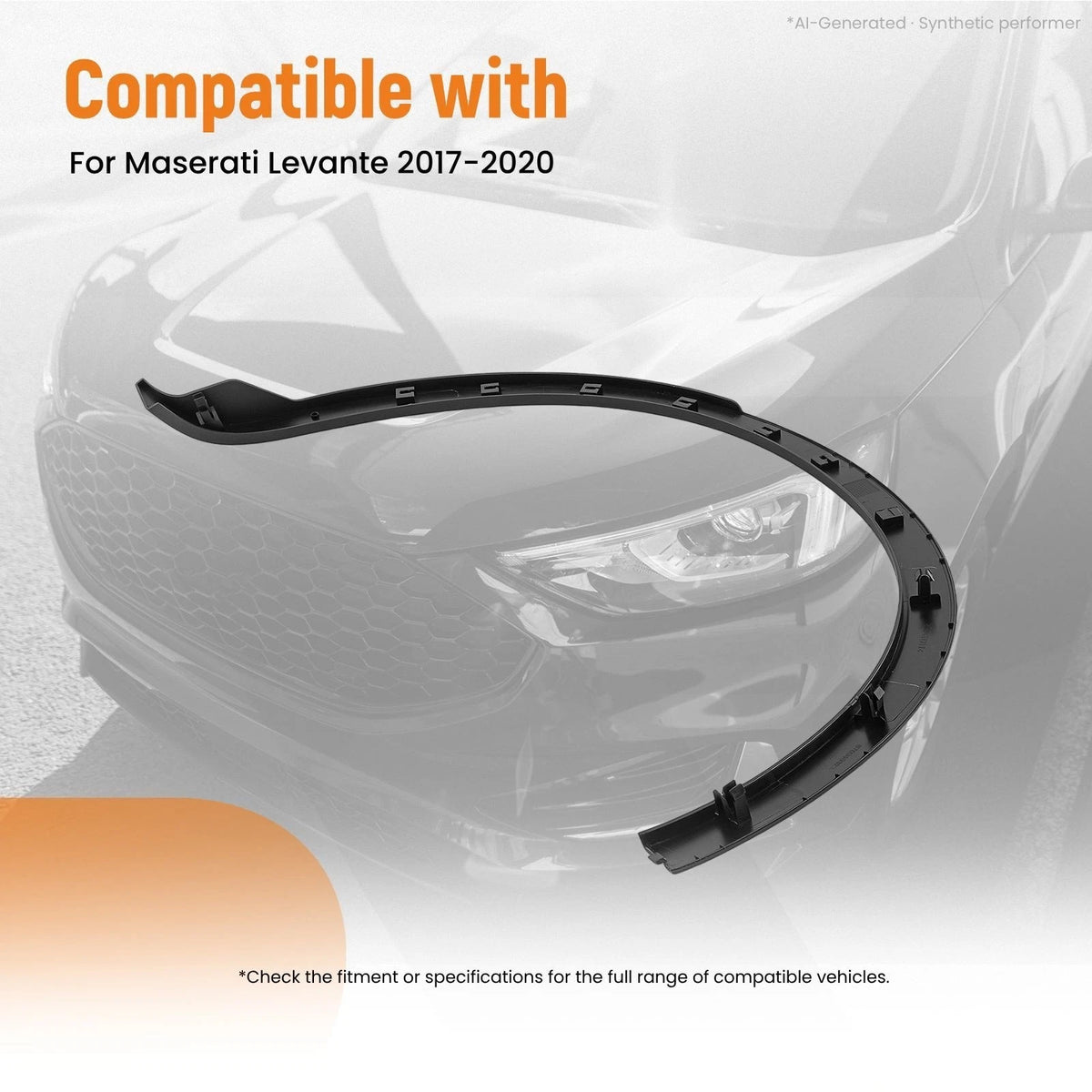 Rear Right Wheel Arch Trim Molding for Maserati Levante (2017–2020) 670061854