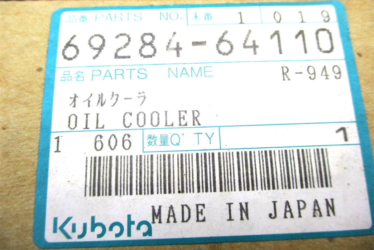 Oil Cooler for Kubota KX101 KX91 KX151 R410 M125X R410B (OEM 69284-64110)