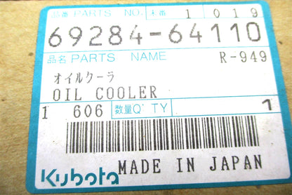 Oil Cooler for Kubota KX101 KX91 KX151 R410 M125X R410B (OEM 69284-64110)