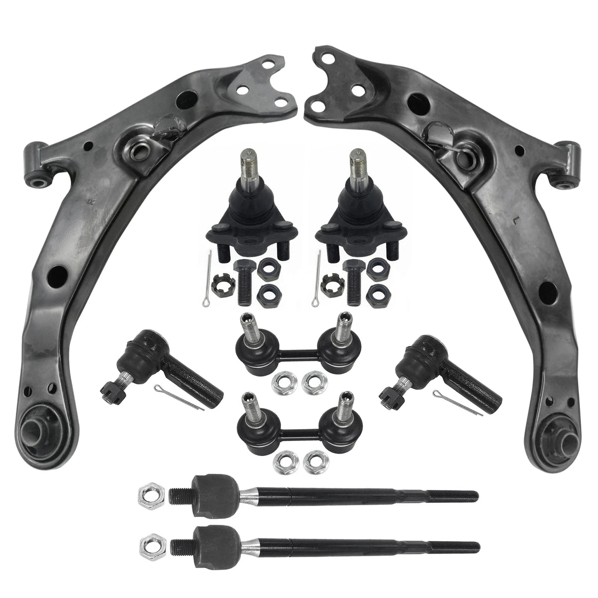 10PCS Steering Suspension Control Arm for Toyota Corolla Chevrolet Prizm (1996–2002)