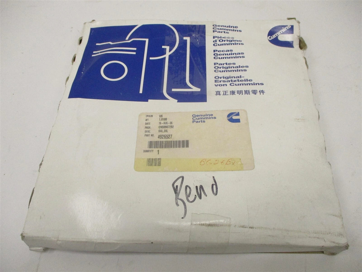 Genuine Cummins ISX Rear Crankshaft Oil Seal 4926527