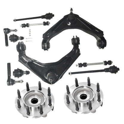 Control Arms + Wheel Hub Assembly Kit L&R for Chevrolet Suburban 2500 (2000–2006)