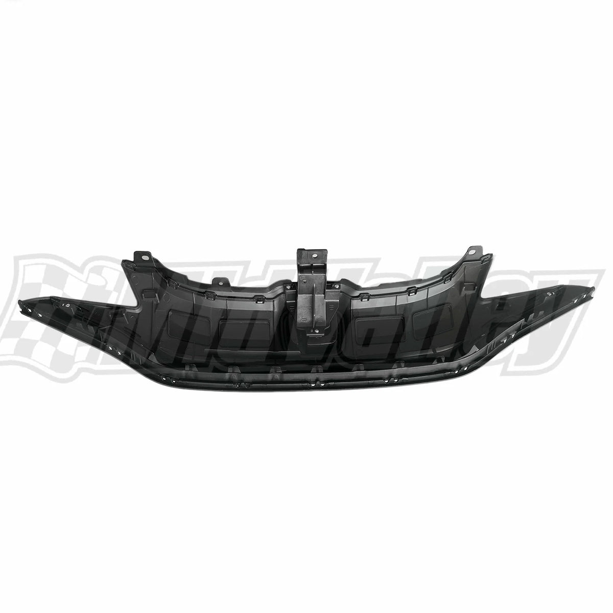 Grill Upper Bumper Grille Chrome & Gloss Black for Honda Fit (2015–2017)