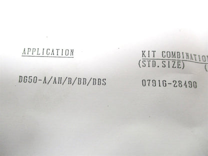Piston and Ring Kit for Kubota (07916-28490, 15281-21110, 15361-21050)