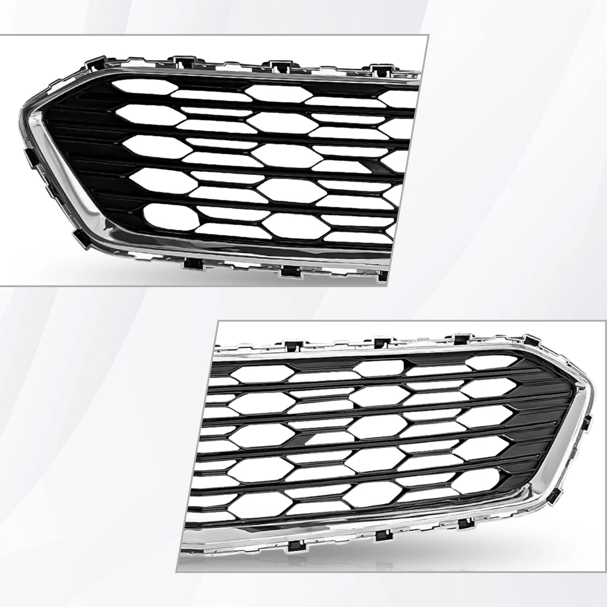 Front Bumper Lower Grille w/Chrome for Chevrolet Cruze (2016–2018)