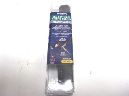 6X Phillips Heavy Duty Shrink Tube for Various Applications (1-2/0 Gauge, 6")