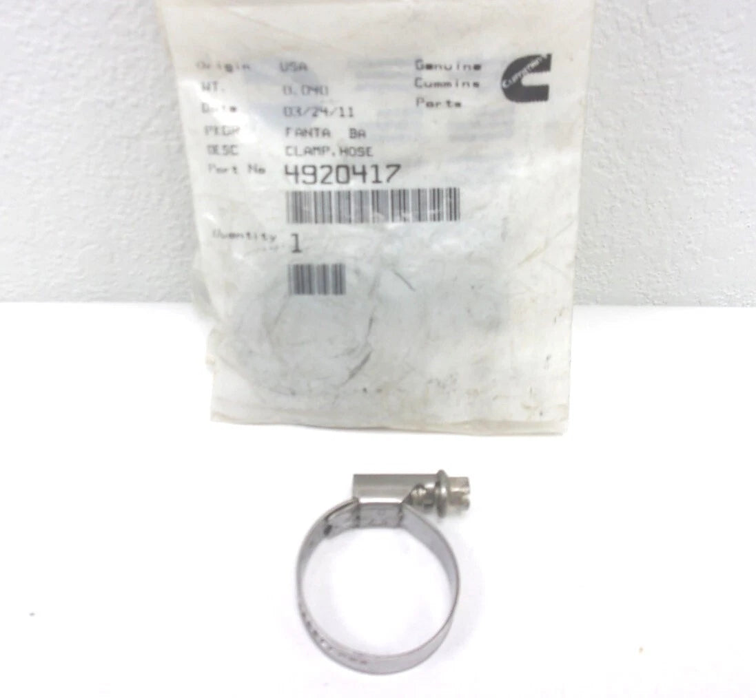 Hose Clamp for Cummins ISX QSX (2002–2023) 4920417