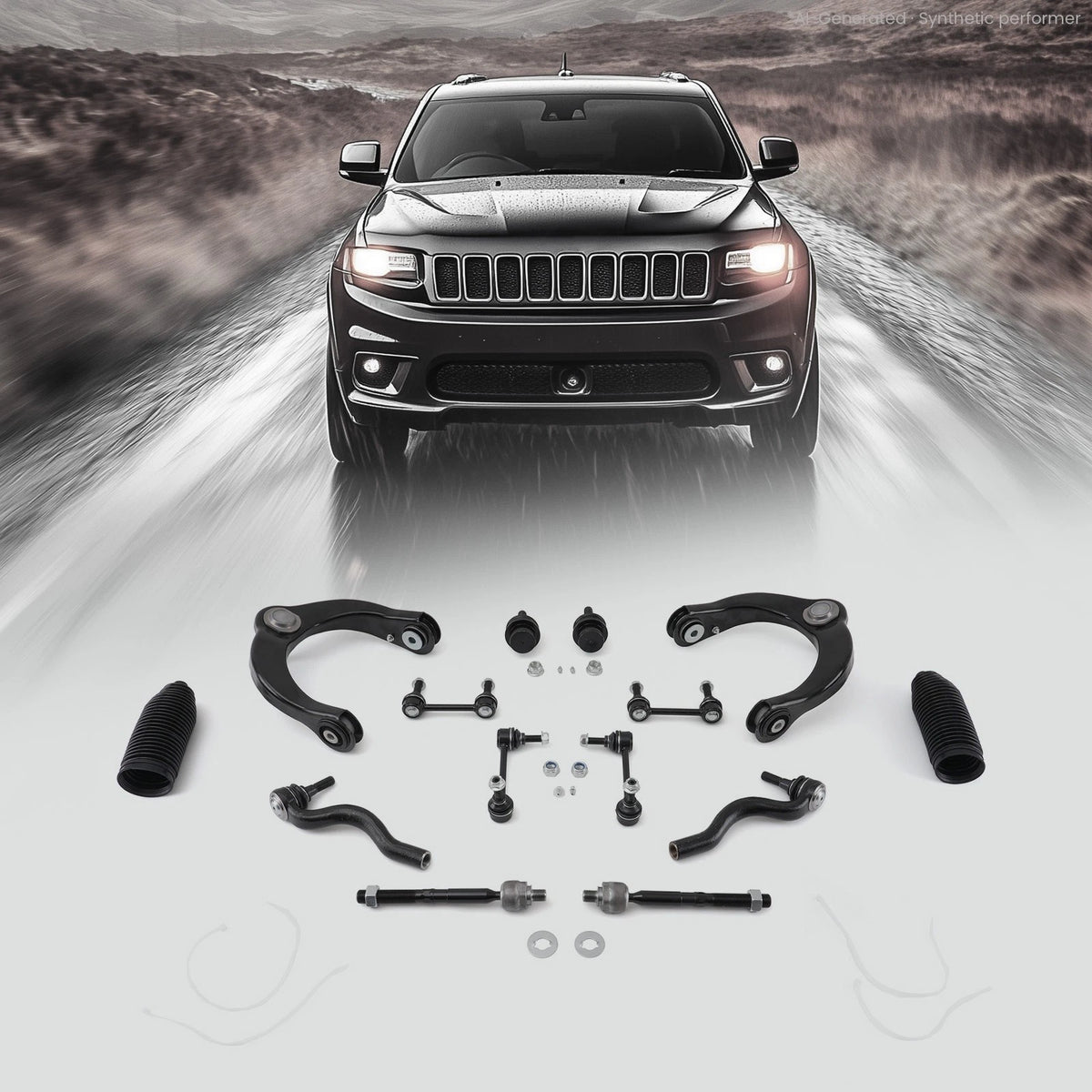 Front Struts Coil Spring w/ Control Arm for Jeep Grand Cherokee (2011–2015)