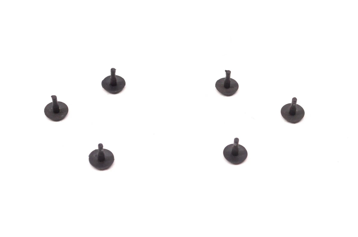 Set of 6 Black Carpet Plugs for Aftermarket 293000014