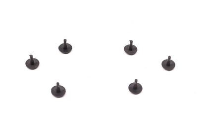 Set of 6 Black Carpet Plugs for Aftermarket 293000014