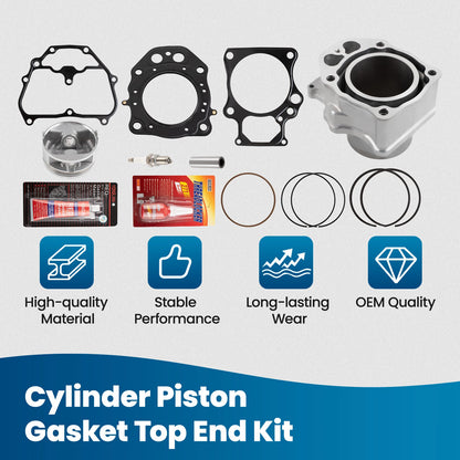 Cylinder Piston Kit Top End Rebuild Set for Honda TRX420 Rancher (2007–2023)