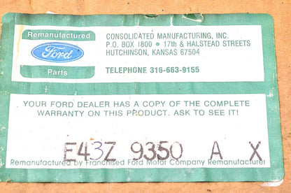 Remanufactured Fuel Pump for Ford (E43Z-9350-AX)