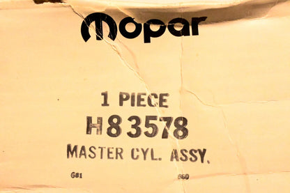 Master Cylinder Assembly for Mopar (H83578)