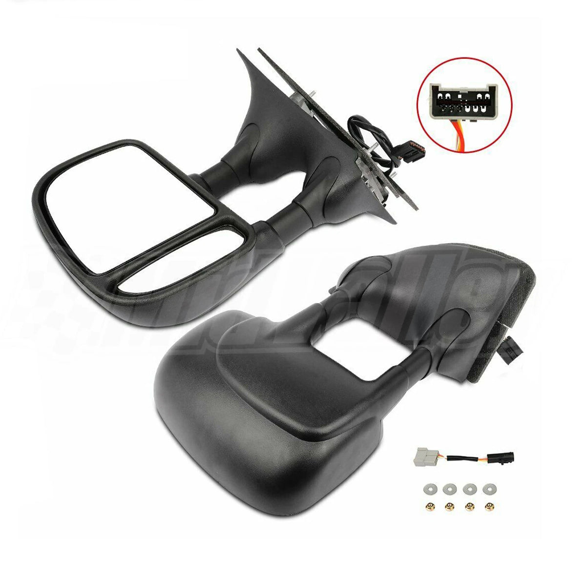 Power Folding Extendable Towing Mirrors for Ford F-250 Super Duty (2008–2023)