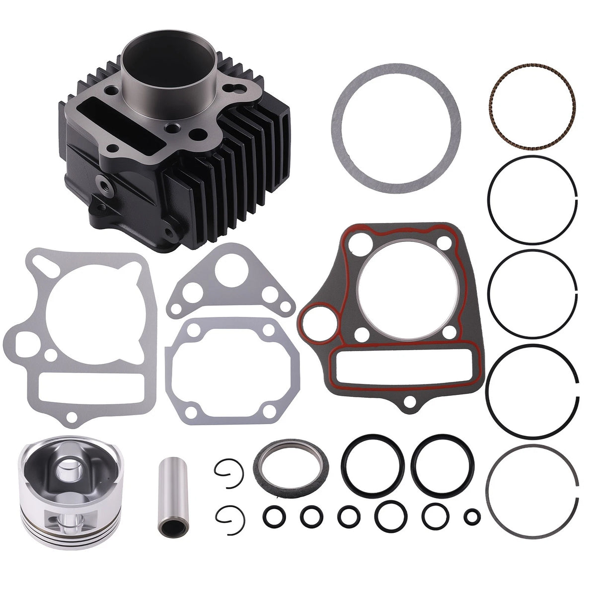 Cylinder Top End Kit for Roketa/Coolster/SSR/BMS 1P54FMI 125cc ATV/Dirt Bike