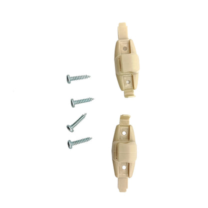 2X Sun Visor Clip Holder Bracket for BMW E46 328ci 328i 330i 330ci (1999–2006)