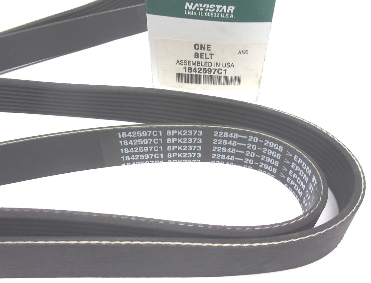 Serpentine V-Belt 8PK2373 for International Fleetrite (OEM) (93.43")