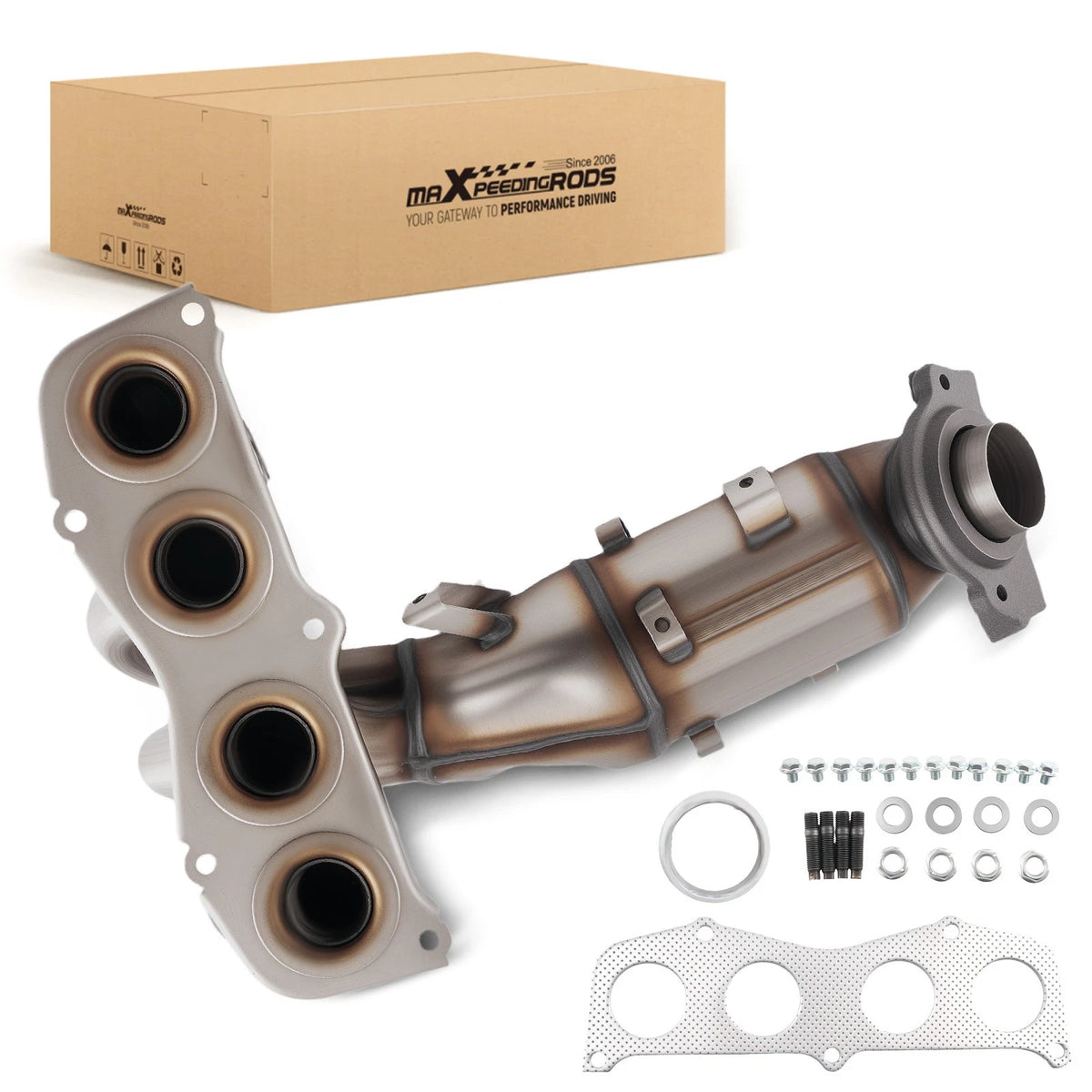 Exhaust Manifold Catalytic Converter for Toyota Highlander L4 2.4L (2005–2007)