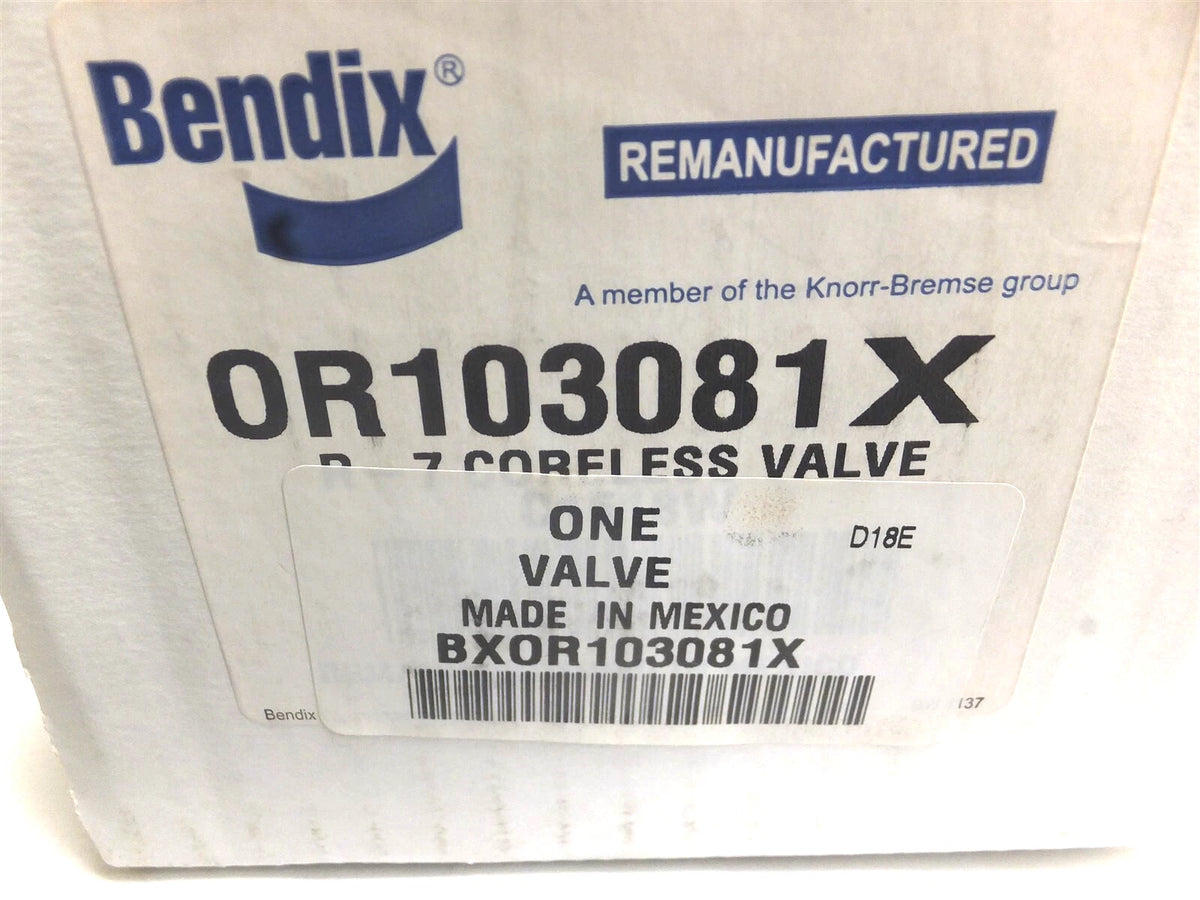 Reman Bendix R-7 Spring Brake Modulating Valve for OR103081X (N)