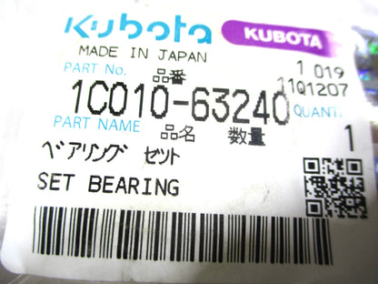 Set of 4 Bearings for Kubota (1C010-63240)