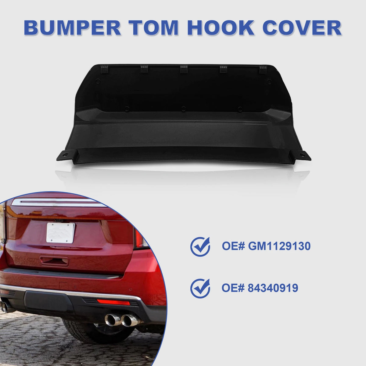 Rear Trailer Hitch Cover for Tahoe Suburban Yukon (2021–2024) GM1129130