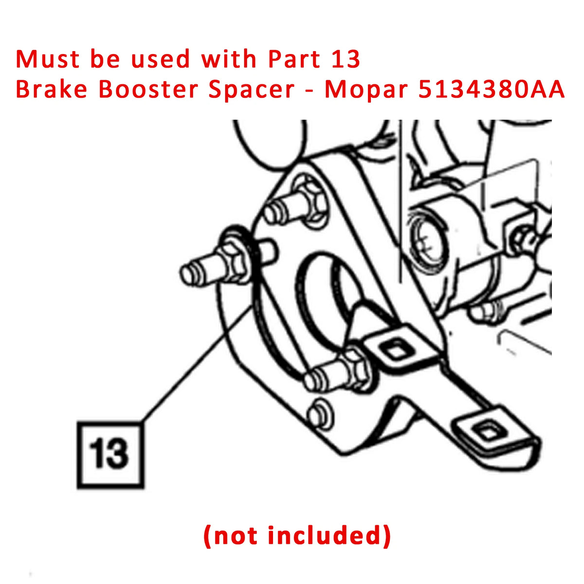 Hydraulic Power Brake Booster for Dodge Ram 1500 2500 3500 (1998–2002)