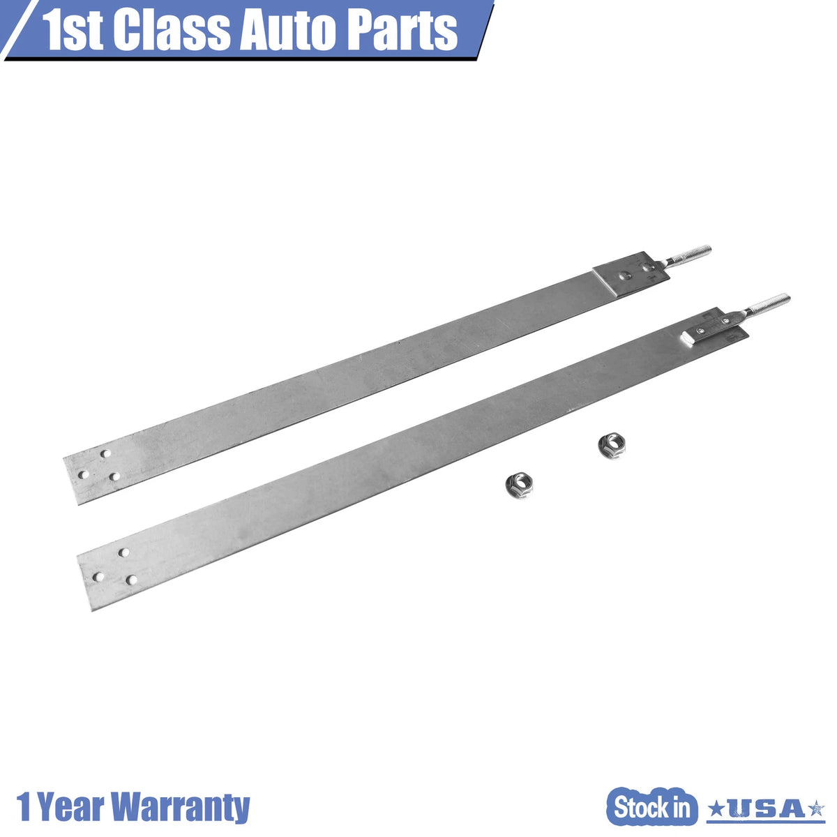 2X Fuel Tank Straps for Chevy GMC C/K 10 20 30 2500 3500 (16-20 Gallon)