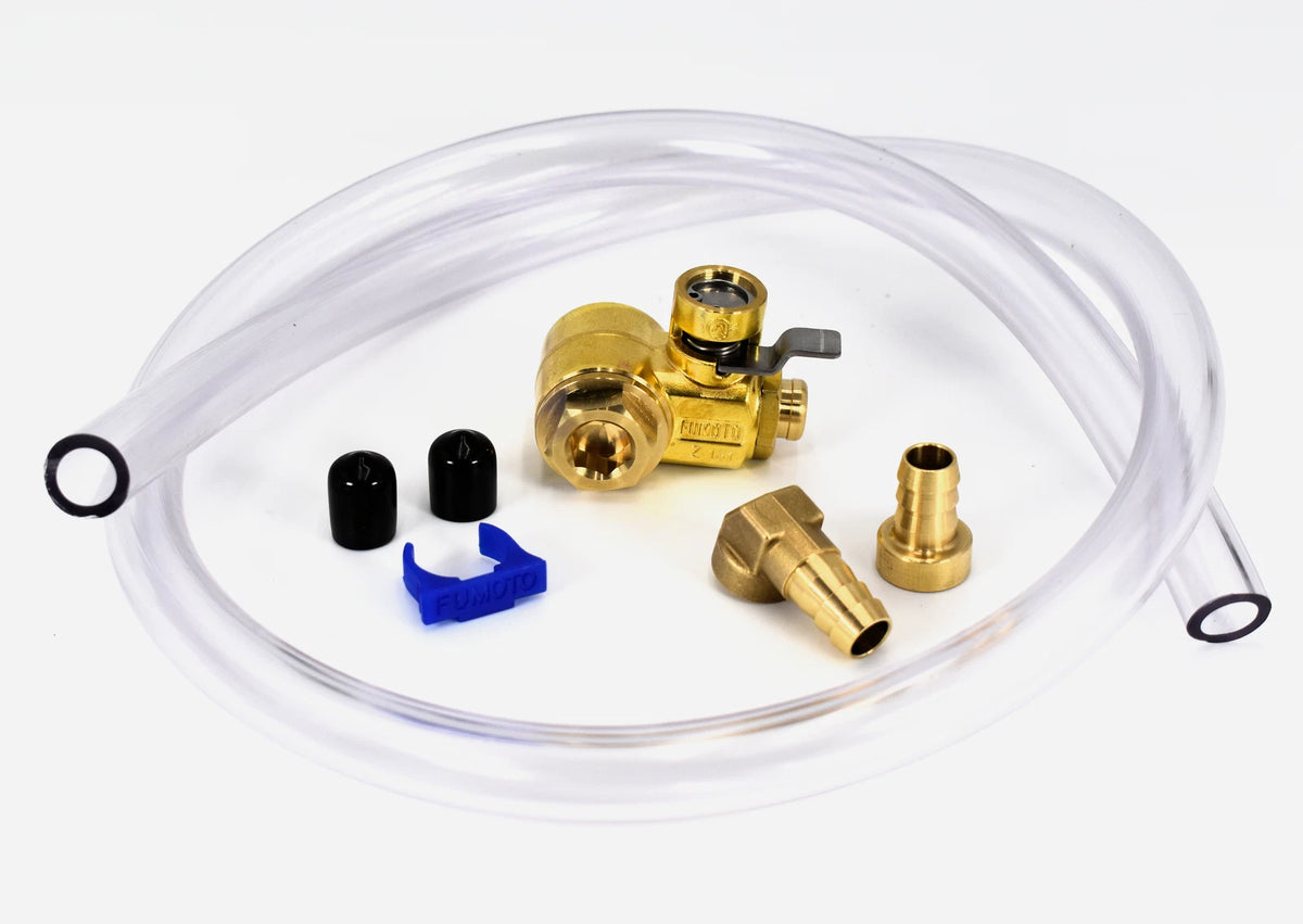 Fumoto F106SX Oil Drain Valve with HD Brass Hose Kit for Fumoto S/SX (N/A)