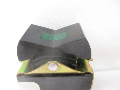 Set of 2 Transair 3-Pos Rocker Switch 4-Term Green Light for Carling