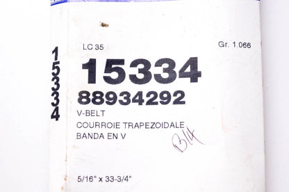 V-Belt for ACDelco 15334, 88934292 (NOS)